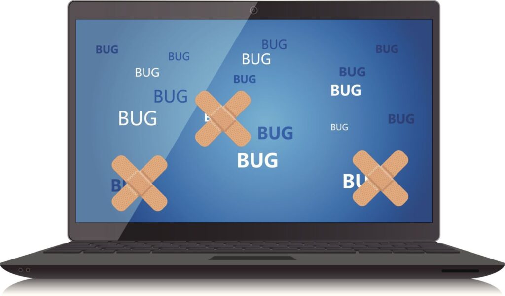 laptop bug fix lvcandy istock vectors getty images
