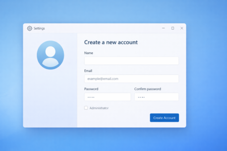 Como criar uma conta local no Windows? conta local