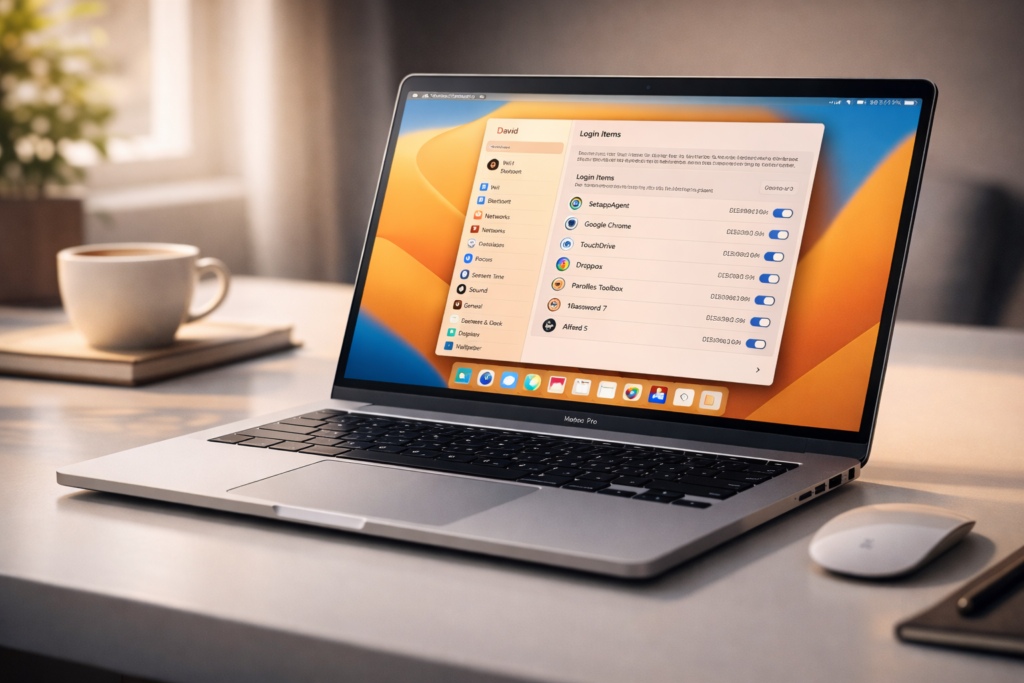 adicionar itens de inicialização