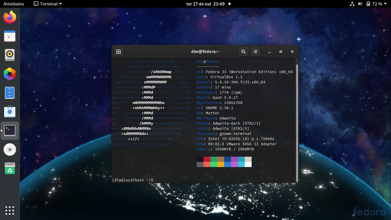 safari fedora linux