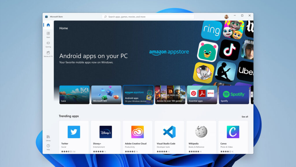 Android Windows 11