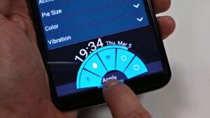 Como obter botões de navegação na tela no estilo de pizza no Android Pie Control