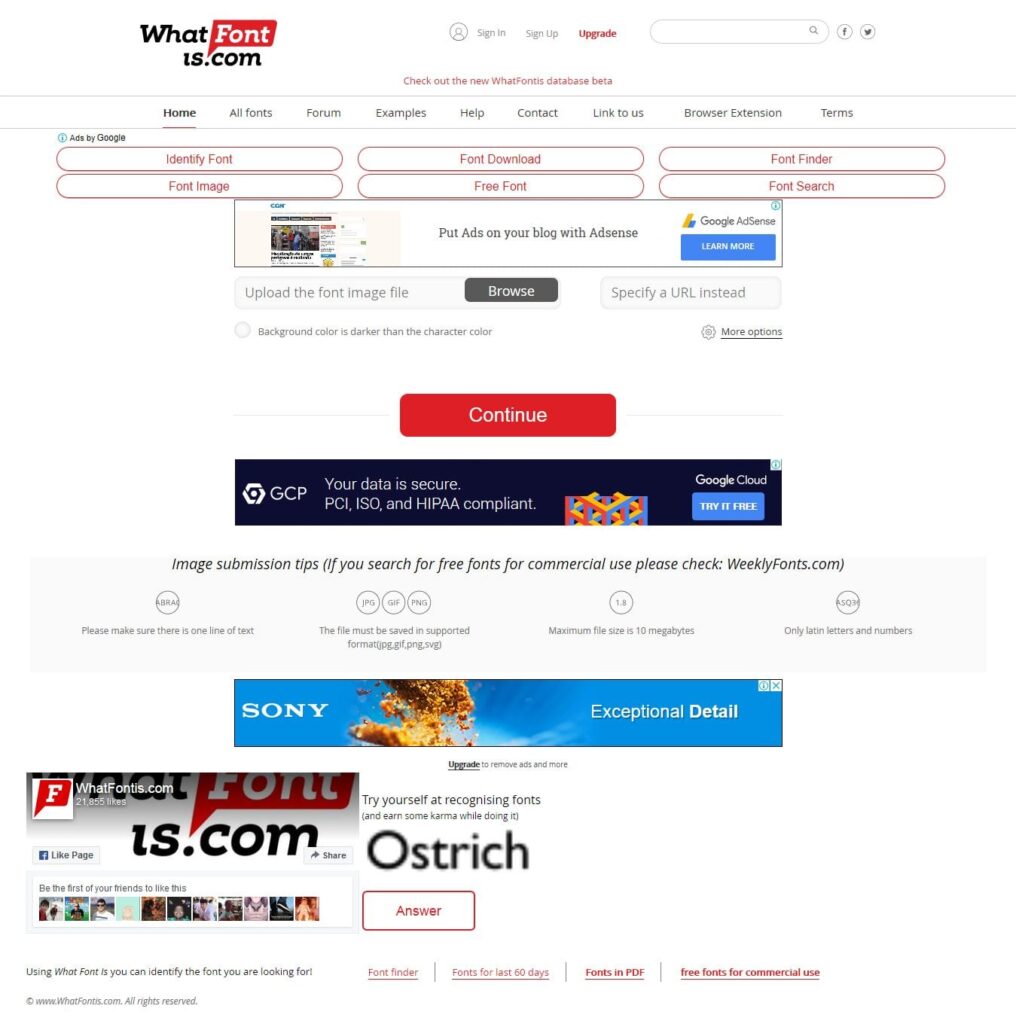Como identificar fontes usadas em qualquer foto ou imagem 4 What Font is