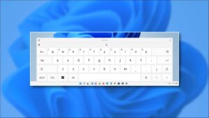 Como desativar a correção automática do teclado de toque no Windows 11 teclado toque