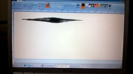 mancha preta tela notebook