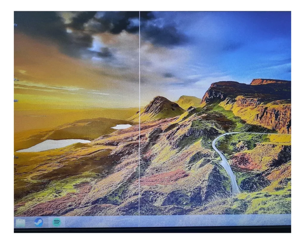 tela notebook listra