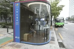 ponto de ônibus coreia do sul