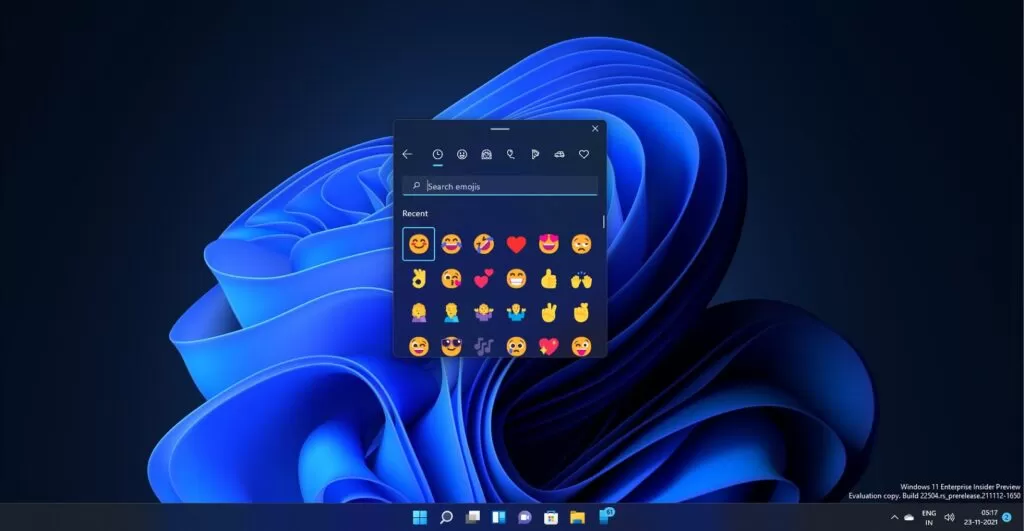 emojis Windows 11