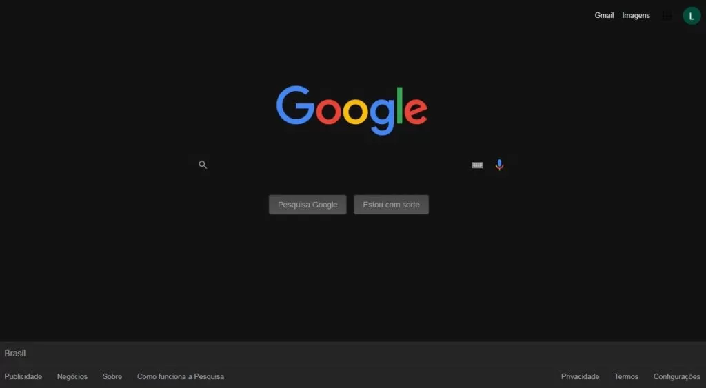 Google Dark Mode